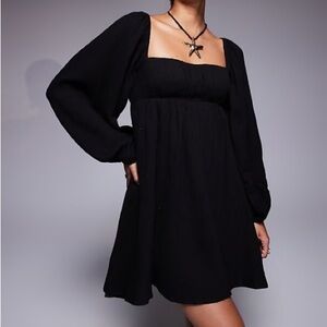 Princess Polly Black Long Sleeve Dress